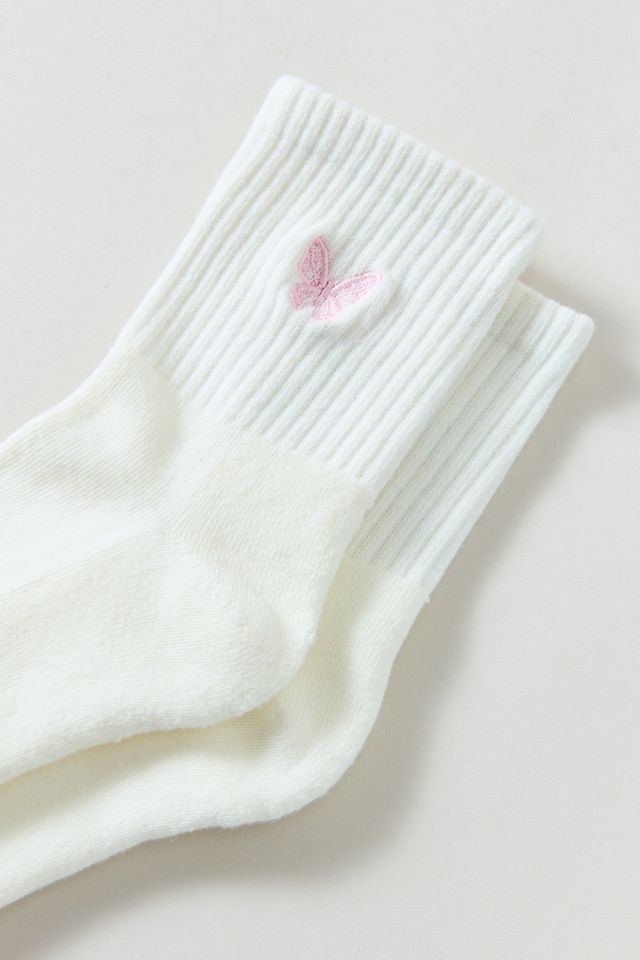 Icon Embroidered Quarter Crew Sock #2