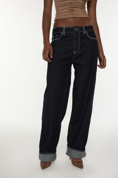 Jaded London Sonic Embroidered Baggy Jean