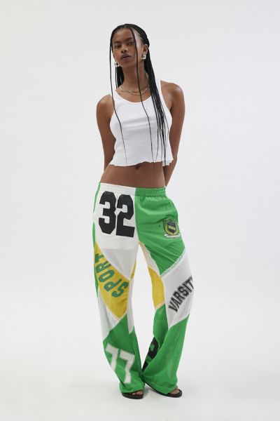 Bdg Jess Spliced Track Pant In Green, Women's At Urban Outfitters In Green