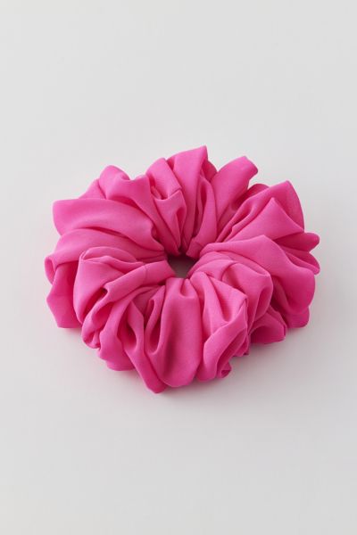 Urban Outfitters Oversized Chiffon Scrunchie In Pink, Women's At