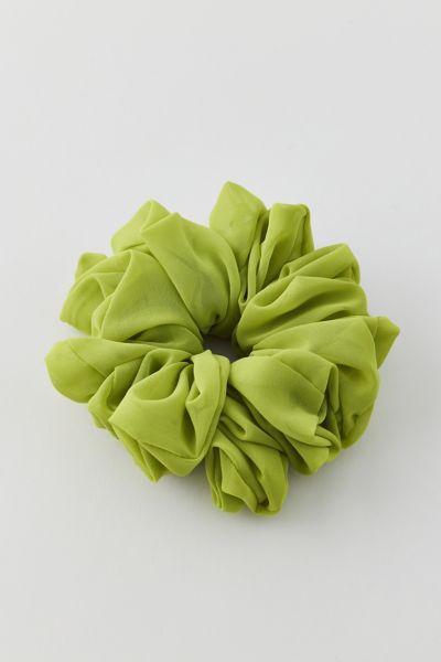 Urban Outfitters Oversized Chiffon Scrunchie In Light Green, Women's At