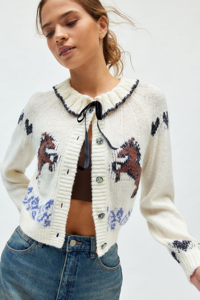 Kimchi Blue Marabell Horse Cardigan #1