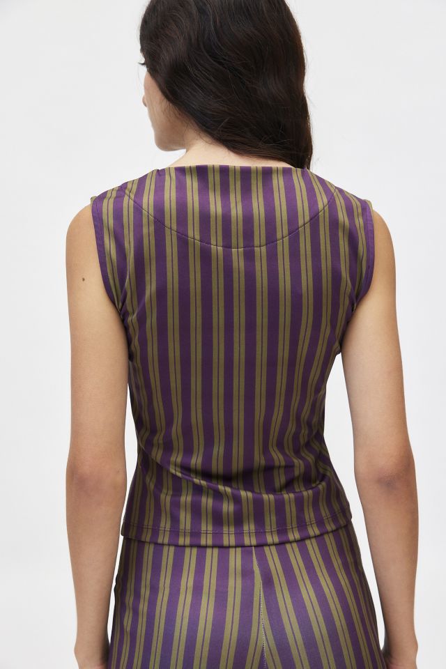 Basic Pleasure Mode Betty Mock Neck Vest Top #3