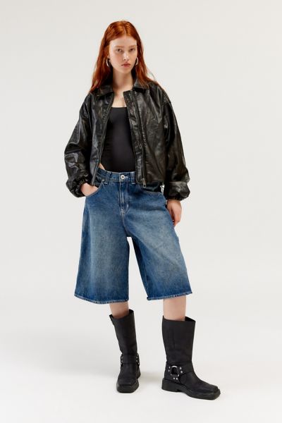 Lioness Nirvana Faux Leather Bomber Jacket | Urban Outfitters
