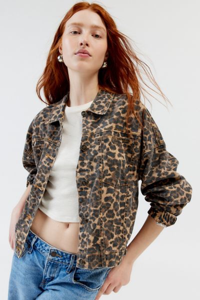 Shop Lioness Carmella Denim Jacket In Brown, Women's At Urban Outfitters