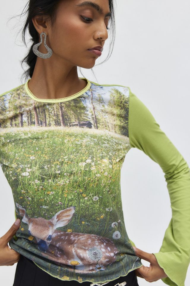 Tyler McGillivary Fawn Graphic Long Sleeve Tee #3