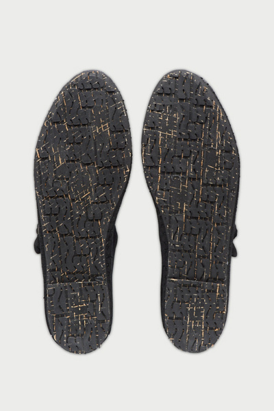 Flabelus Velvet Mary Jane Flat