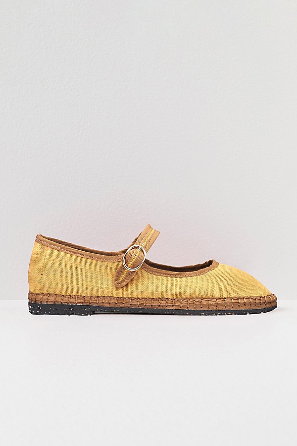 Flabelus Linen Mary Jane Flat In Alessia, Women's At Urban Outfitters