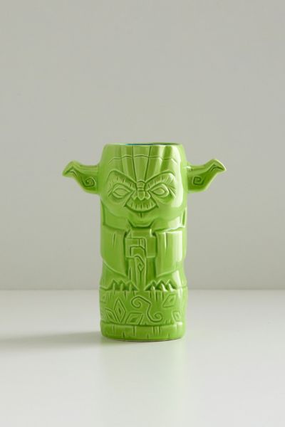 Shop Urban Outfitters Geeki Tikis Star Wars Ceramic Mug In Yoda At