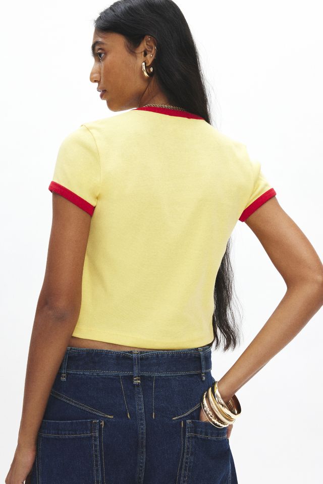 Fall Out Boy Graphic Ringer Baby Tee Urban Outfitters Canada