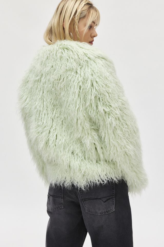 Veste courte en fausse fourrure Saint Tropez Unreal Fur #2