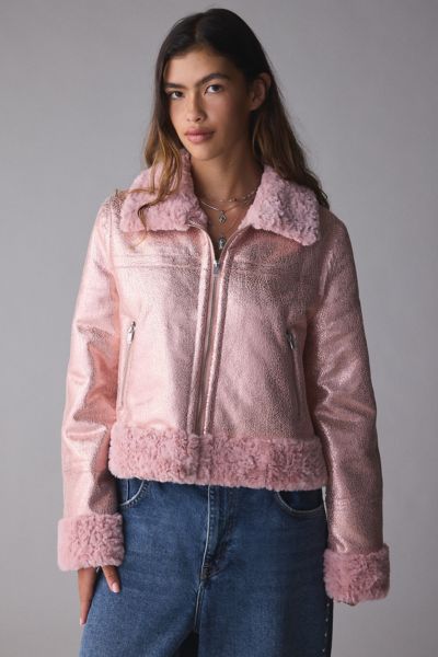 Vintage Leopard Faux Fur Jacket | Urban Outfitters
