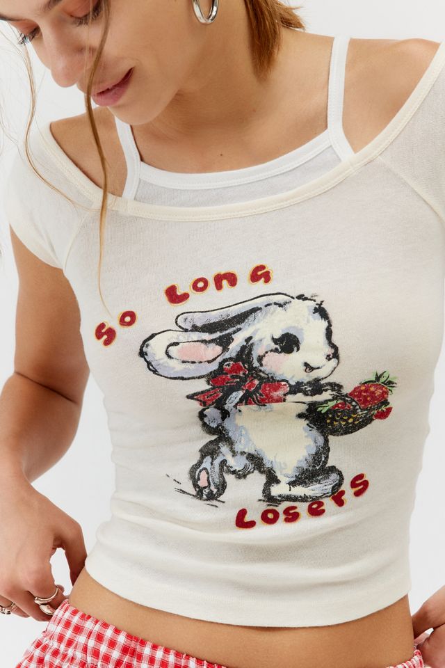 So Long Losers Graphic Double Layer Tee #2