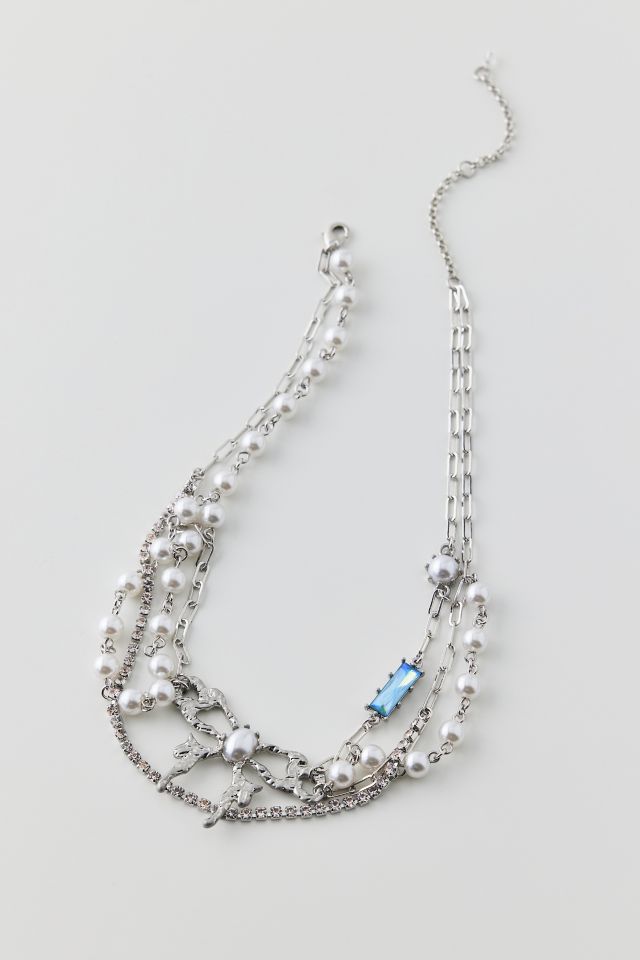 Collier Superposé Noeud Fondu #1