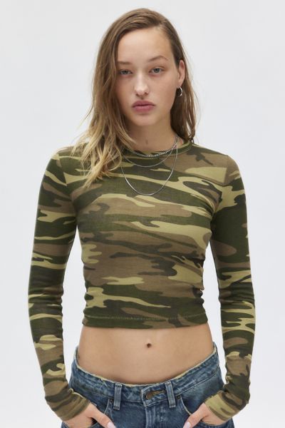 BDG Too Perfect Ribbed Long Sleeve Tee