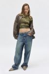 BDG Too Perfect Ribbed Long Sleeve Tee