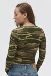 BDG Too Perfect Ribbed Long Sleeve Tee