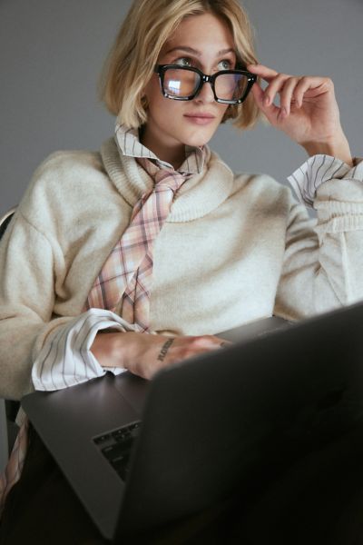 Harper Metal Oversized Square Readers