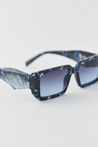 Geo Chunky Rectangle Sunglasses