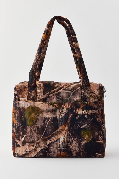Baggu Small Cloud Carry-on Bag In Photo Forest, Women's At Urban Outfitters In Brown