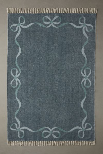 Lacey Bows Brushed Rug