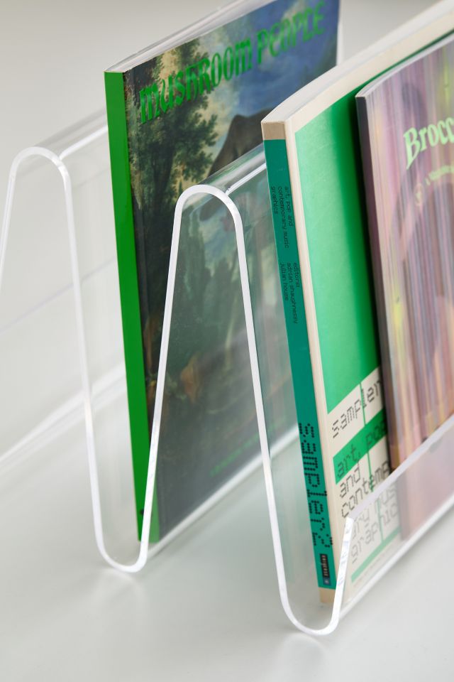 Squiggle Acrylic Magazine Rack #2
