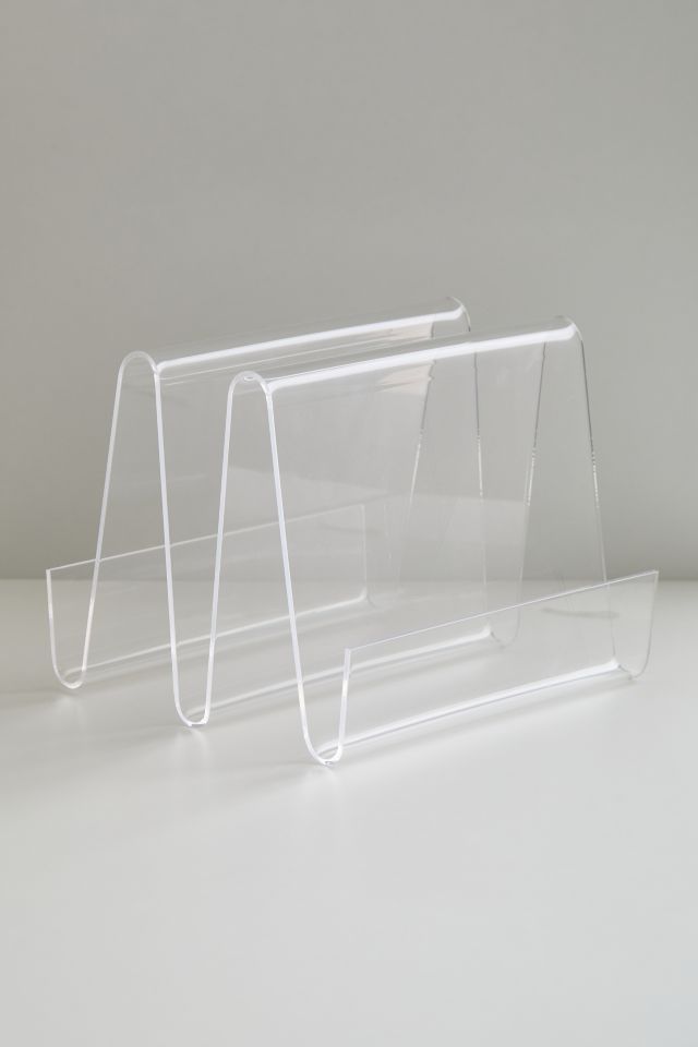 Squiggle Acrylic Magazine Rack #3