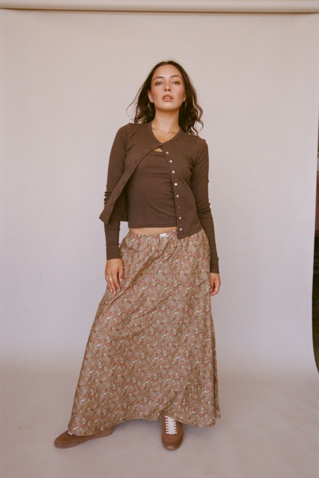 RAT BOI Plaid Dream Maxi Skirt #1