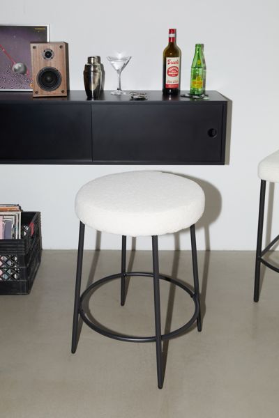 Shop Urban Outfitters Bianca Bar Stool - Set Of 2 In Cream At