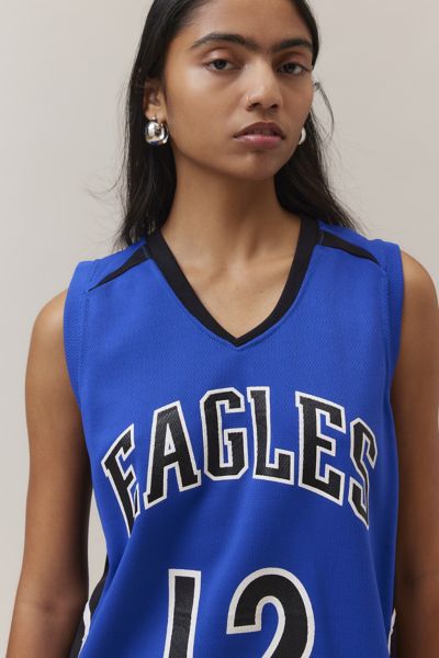 Urban Renewal Remade Sports Jersey Lace Mini Dress