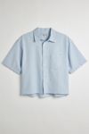 UO Solid Cutoff Oxford Shirt