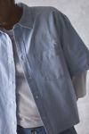 UO Solid Cutoff Oxford Shirt