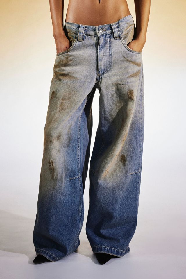 Jaded London Colossus Mud Wash Jean | Urban Outfitters Jaded London Colossus Mud Wash Jean | Urban Outfitters