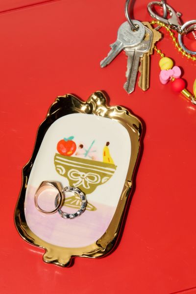Urban Outfitters Ornate Frame Catch-all Dish In Flower At