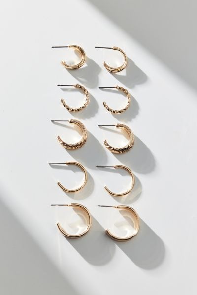 Ebbie Hoop Earring Set