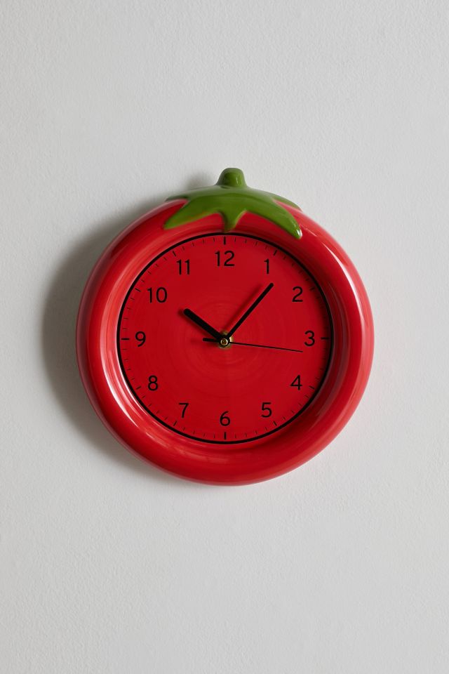 Tomato Wall Clock #1