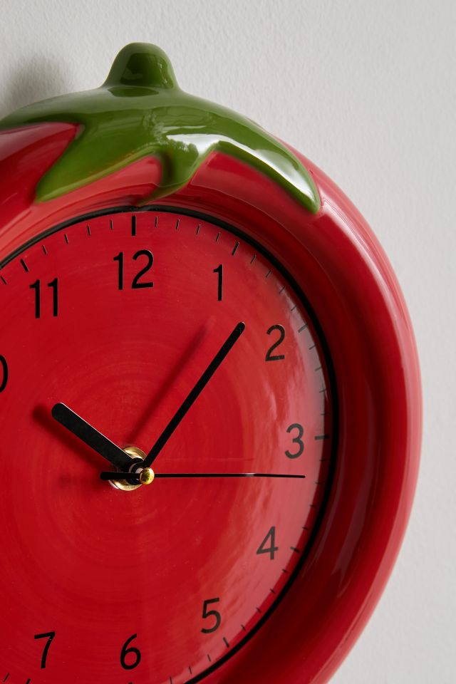 Tomato Wall Clock #2