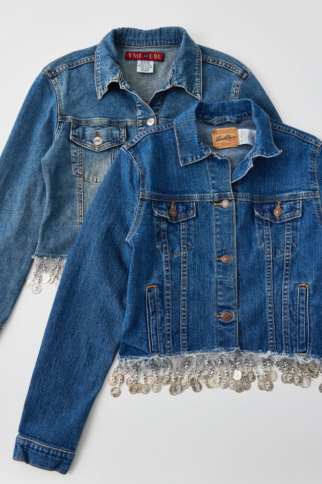 Urban Renewal Remade Coin Trim Denim Jacket Urban Outfitters Canada