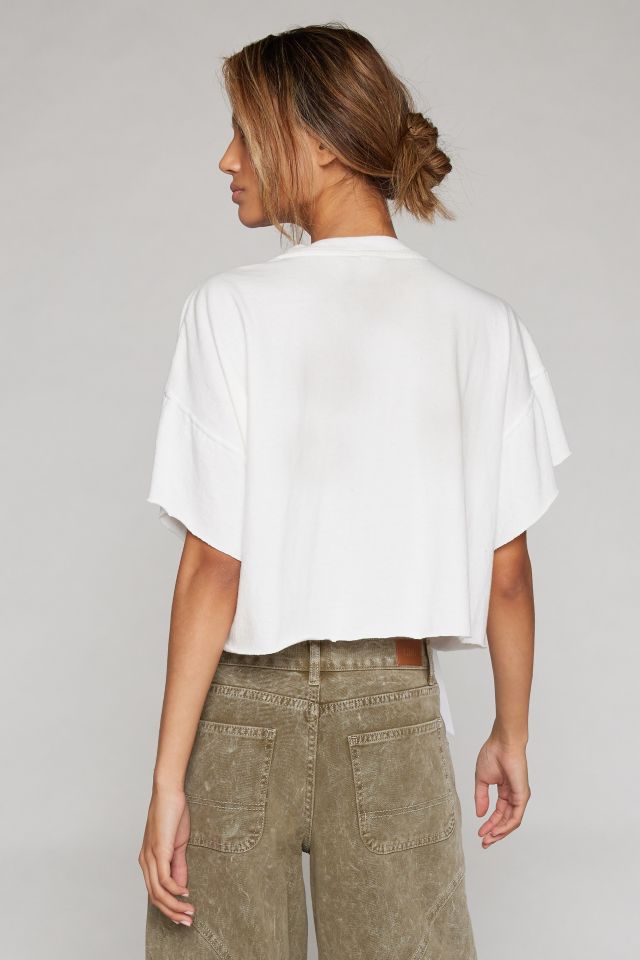 Urban Renewal Remade Allover Bow Cropped Tee #2