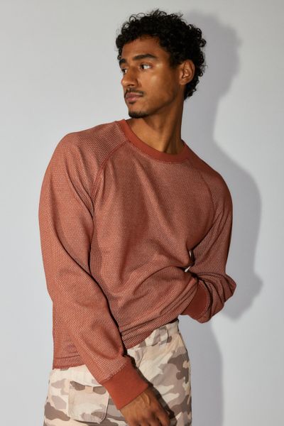 Standard Cloth Foghorn Plated Thermal Long Sleeve Tee In Light Purple, Men's At Urban Outfitters In Light Purple