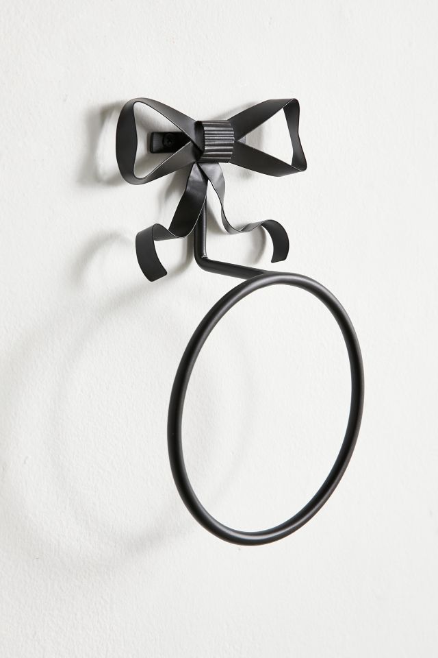Marina Bow Towel Ring #1