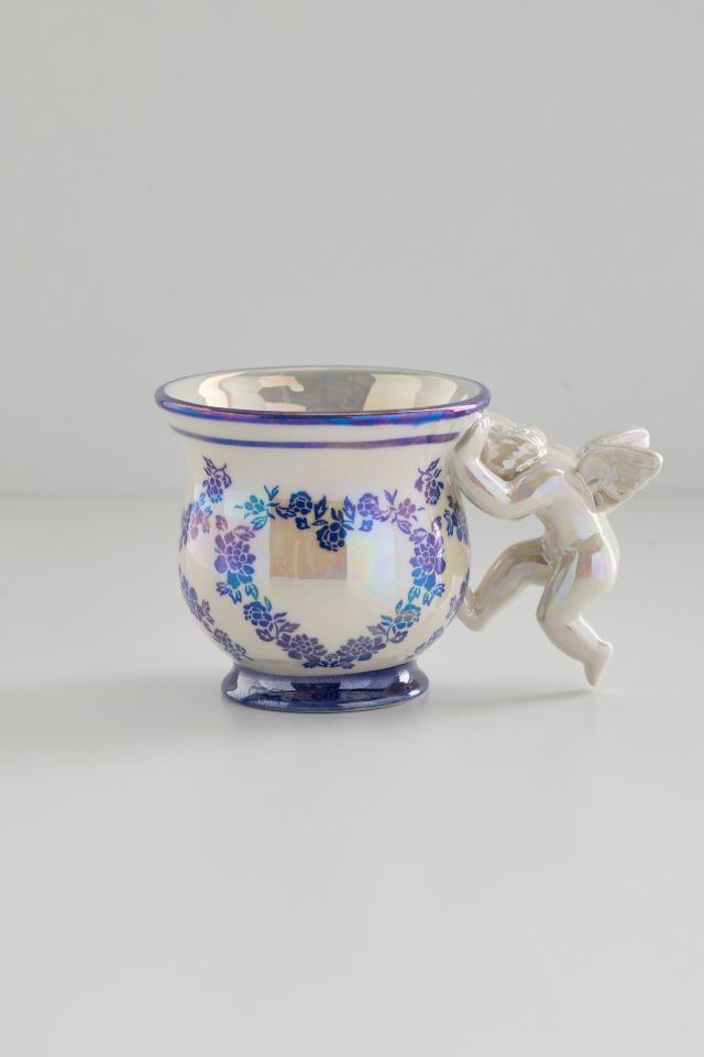Cherub Iridescent Mug #1