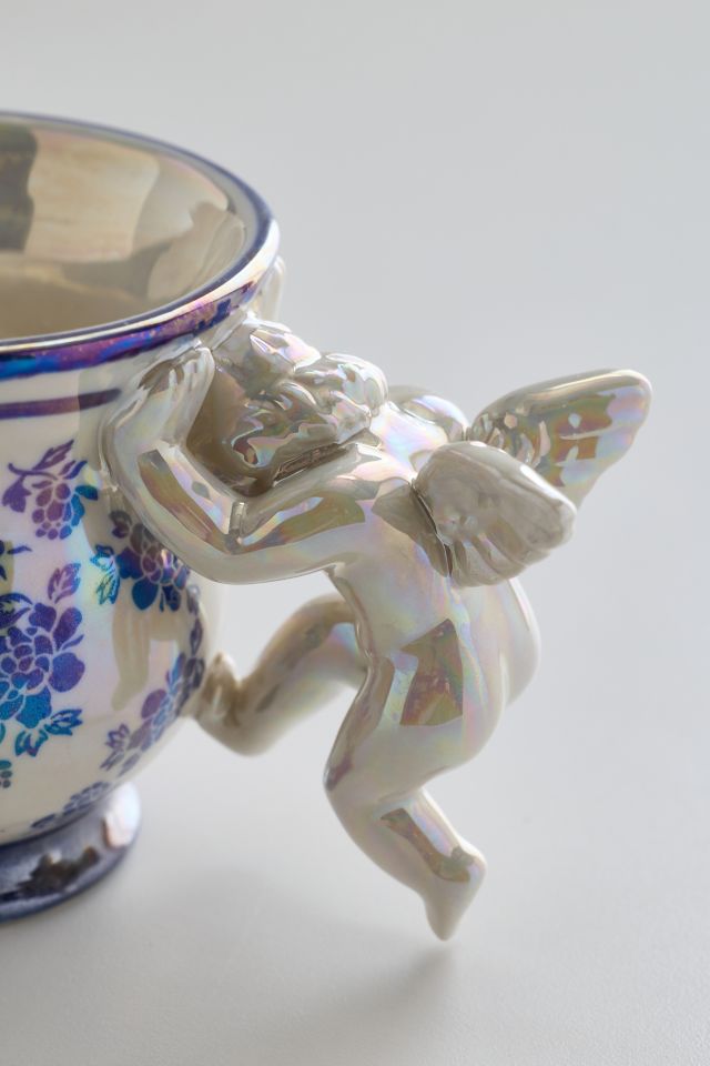 Cherub Iridescent Mug #3