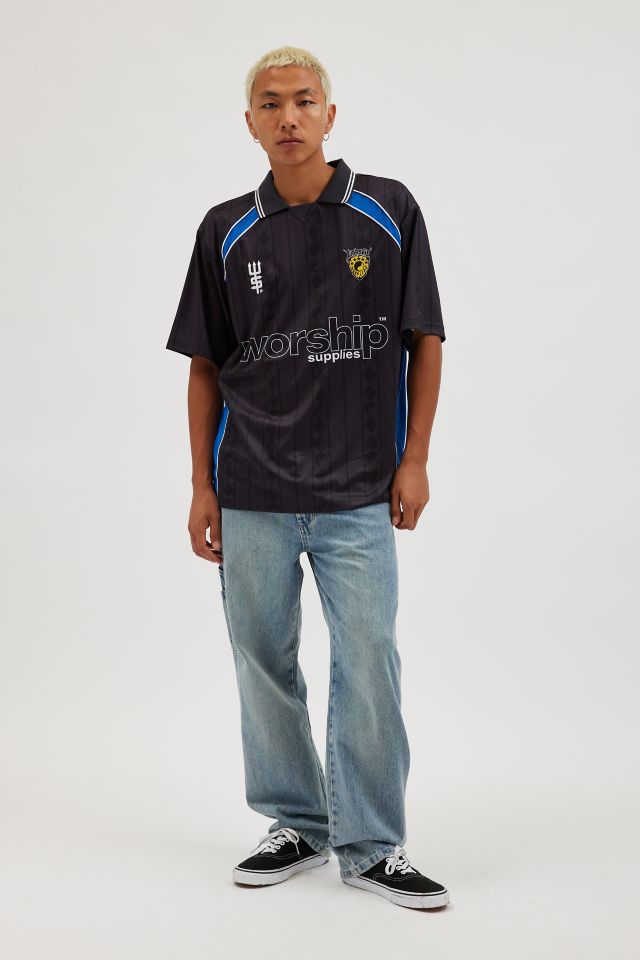 WORSHIP SUPPLIES Fever Football Jersey Polo Tee #2