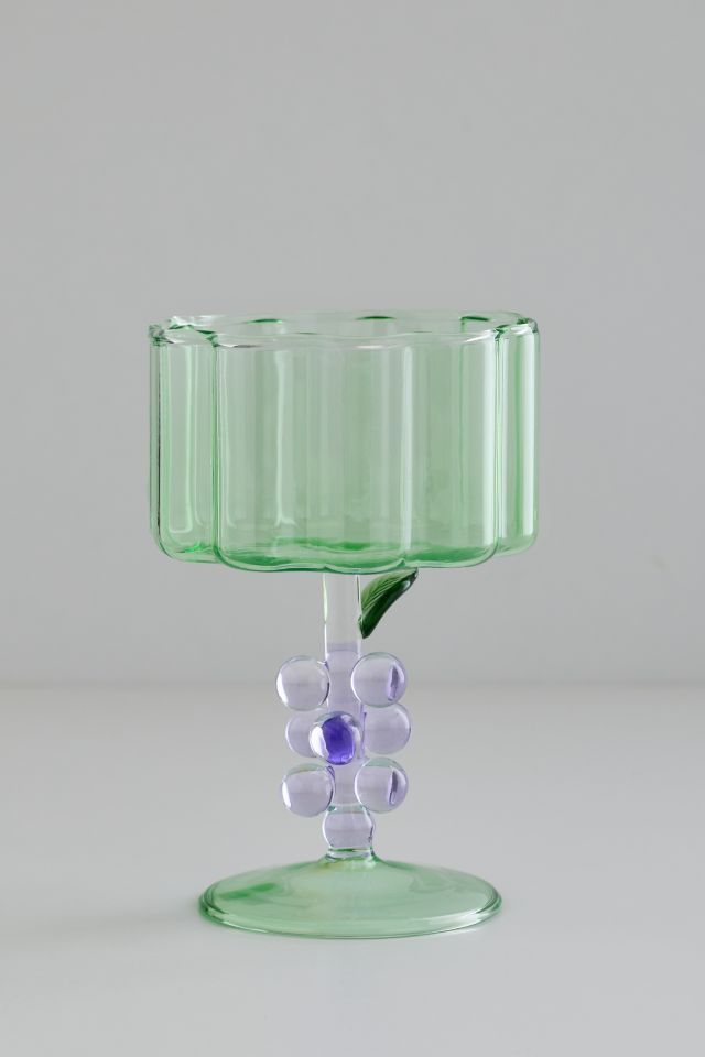 Grape Stemmed Goblet #1