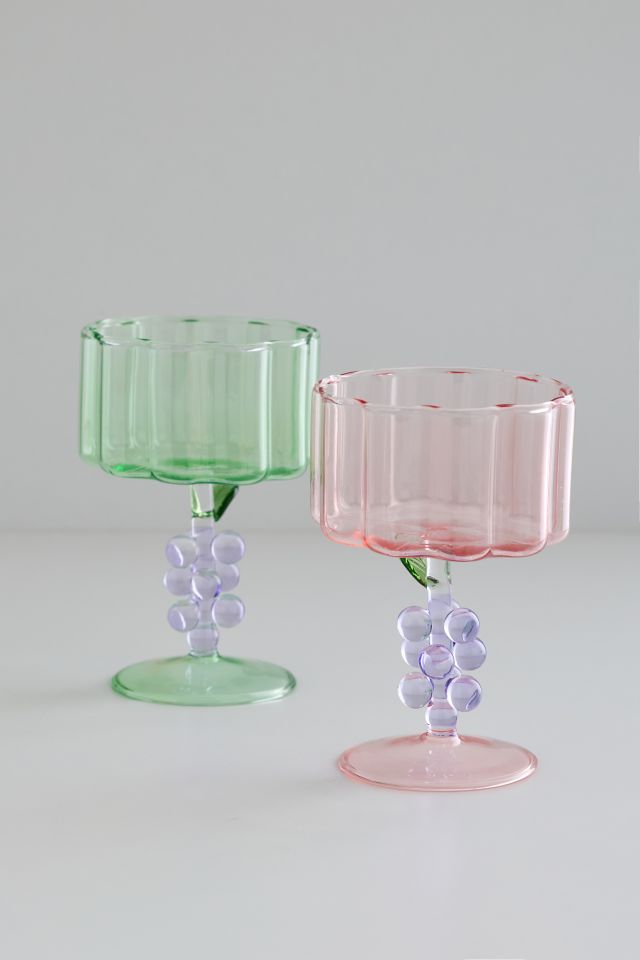 Grape Stemmed Goblet #3