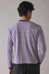 BDG Bonfire Stripe Cropped Long Sleeve Pocket Tee