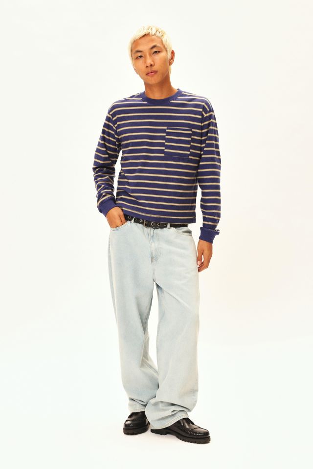 BDG Bonfire Stripe Cropped Long Sleeve Tee #2