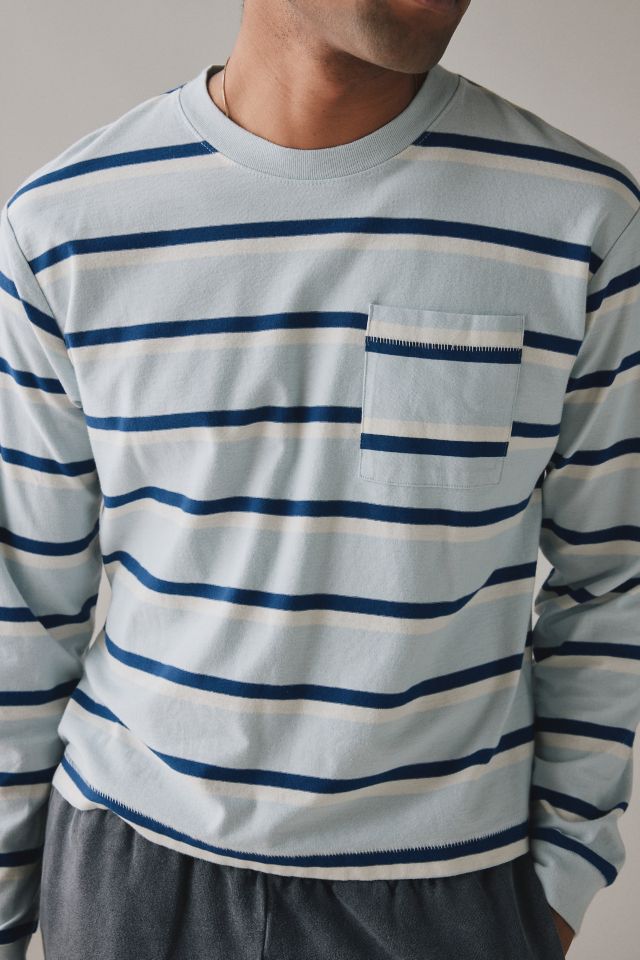 BDG Bonfire Stripe Cropped Long Sleeve Tee #4