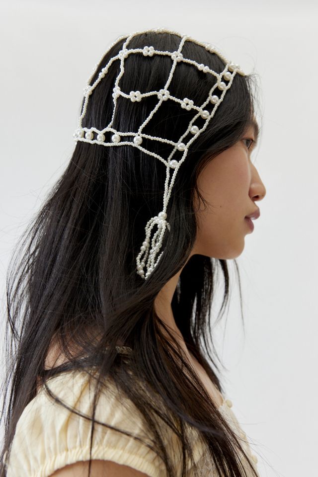 Pearl Beaded Headpiece | Urban Outfitters